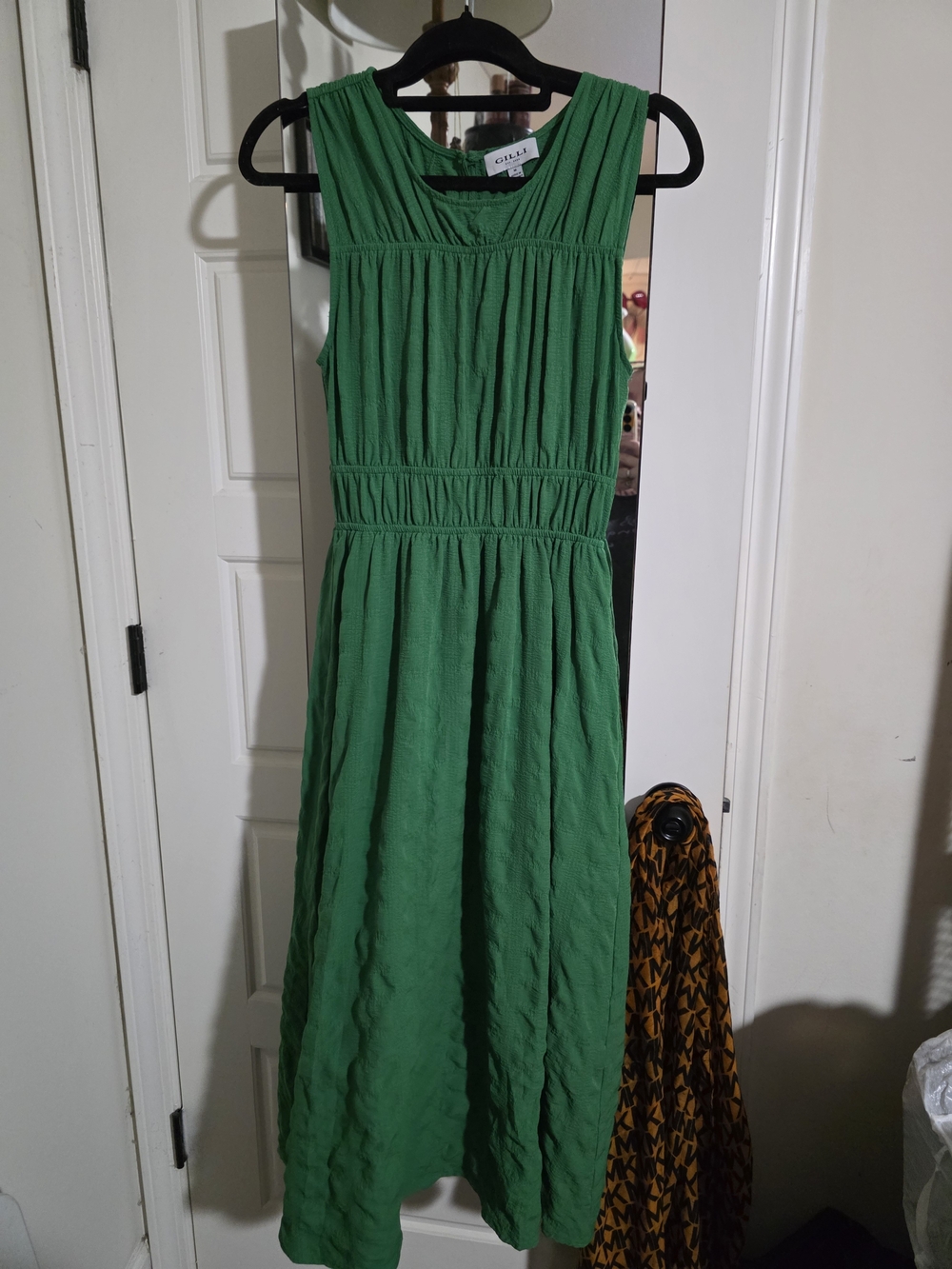 Gilli Emerald Green Textured Dress